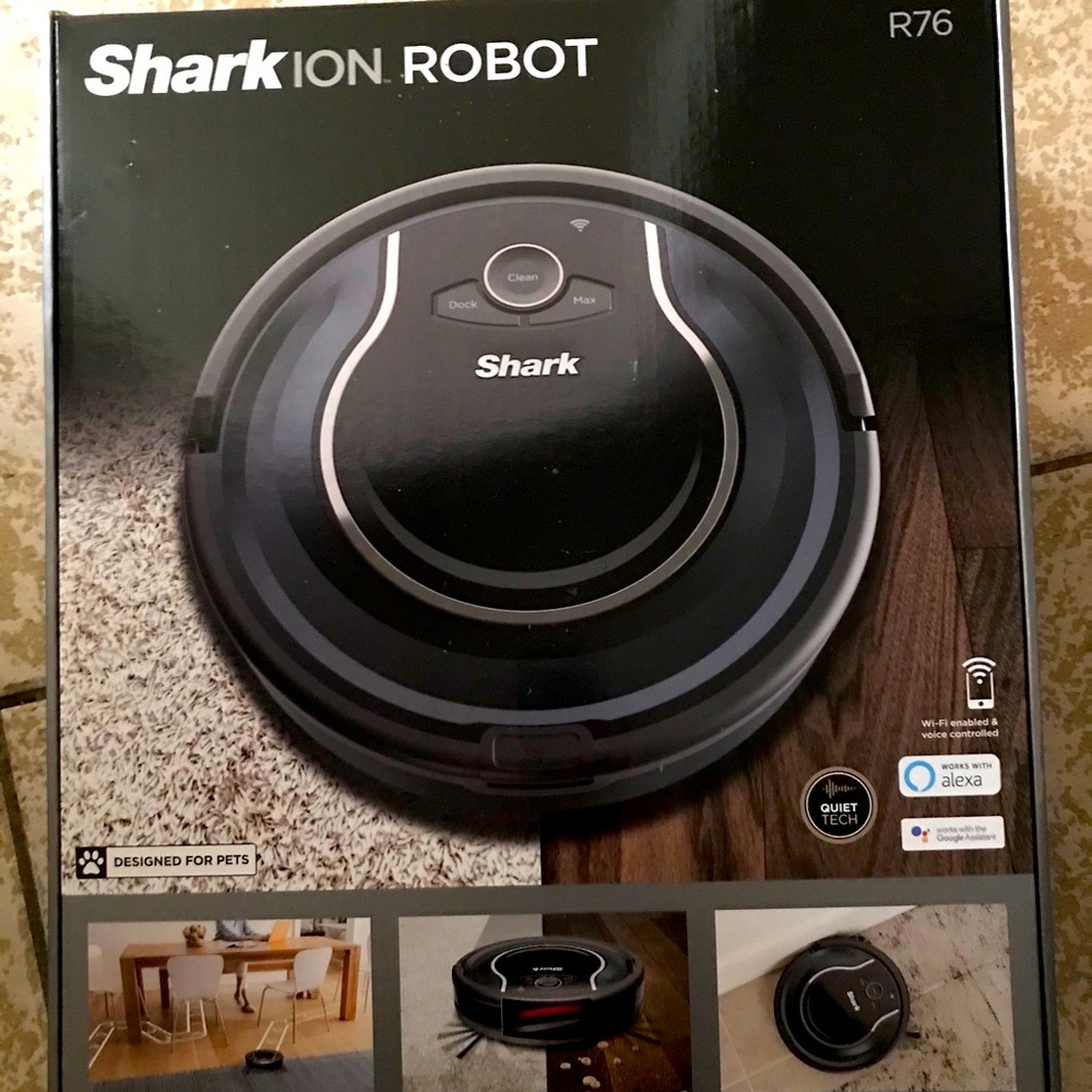 NEW NINJA SHARK ION ROBOT R76 FLOOR VACUUM!!